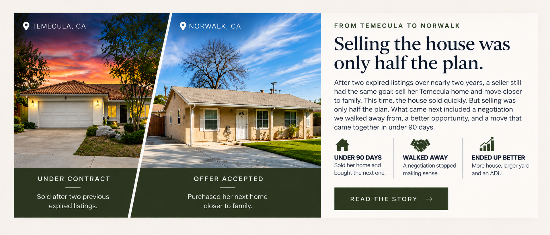 image and link to a client moving from temecula to norwalk california